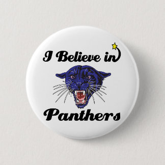 i believe in panthers 2 inch round button