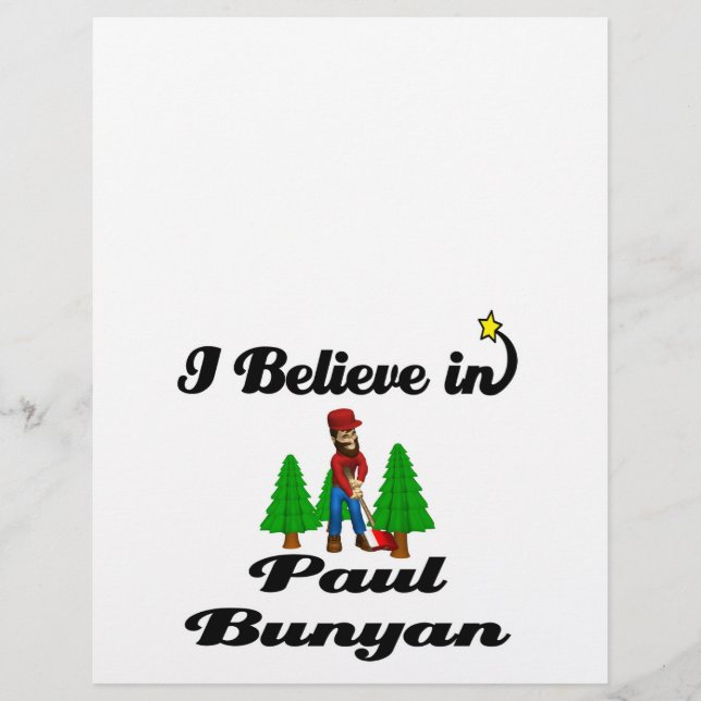 i believe in paul bunyan (Front)
