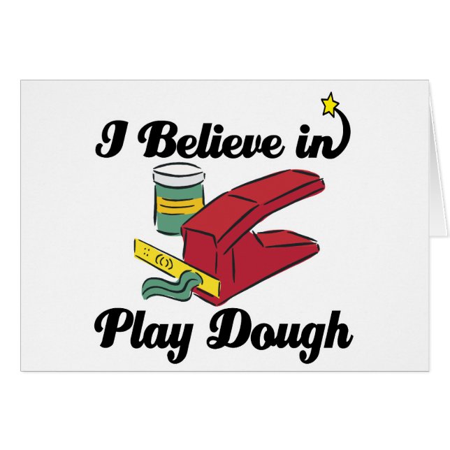 i believe in play dough (Front Horizontal)