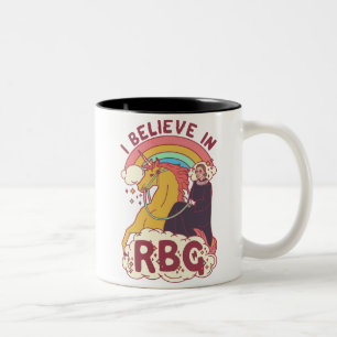 I Believe in RBG Two-Tone Coffee Mug
