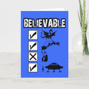 I believe in Santa Holiday Card