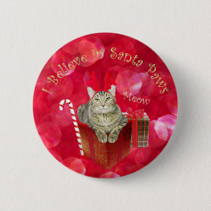 I Believe in Santa Paws 2 Inch Round Button