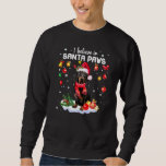 I Believe In Santa Paws Dachshund Cute Christmas Sweatshirt<br><div class="desc">I Believe In Santa Paws Dachshund Cute Christmas</div>