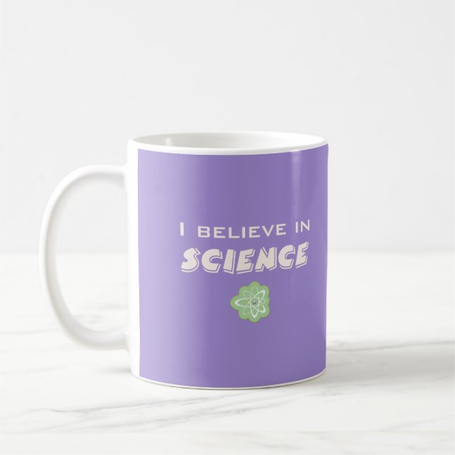 I Believe In Science Coffee Mug (Left)