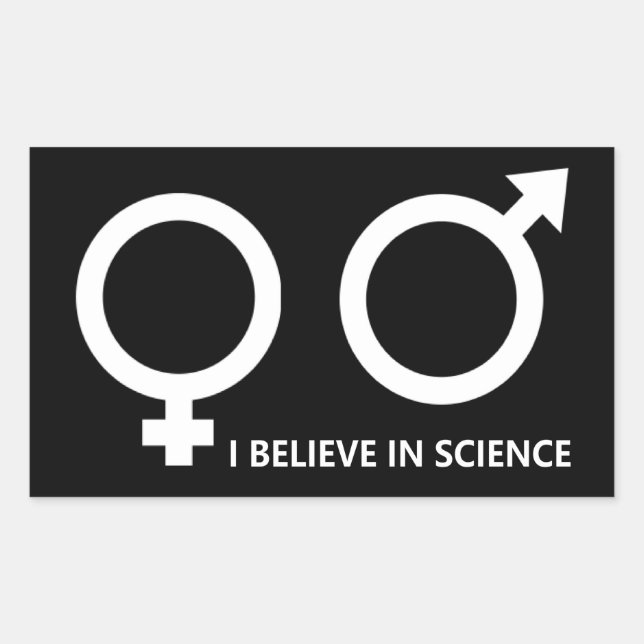 I Believe In Science Sticker (Front)