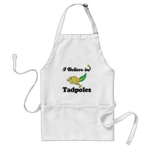 i believe in tadpoles standard apron