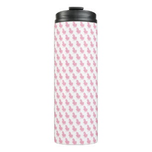 I believe in the invisible pink unicorn. thermal tumbler