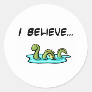 I Believe in the Loch Ness Monster Classic Round Sticker