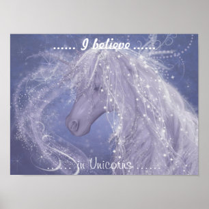 I Believe In Unicorns by MSHines v1 Poster