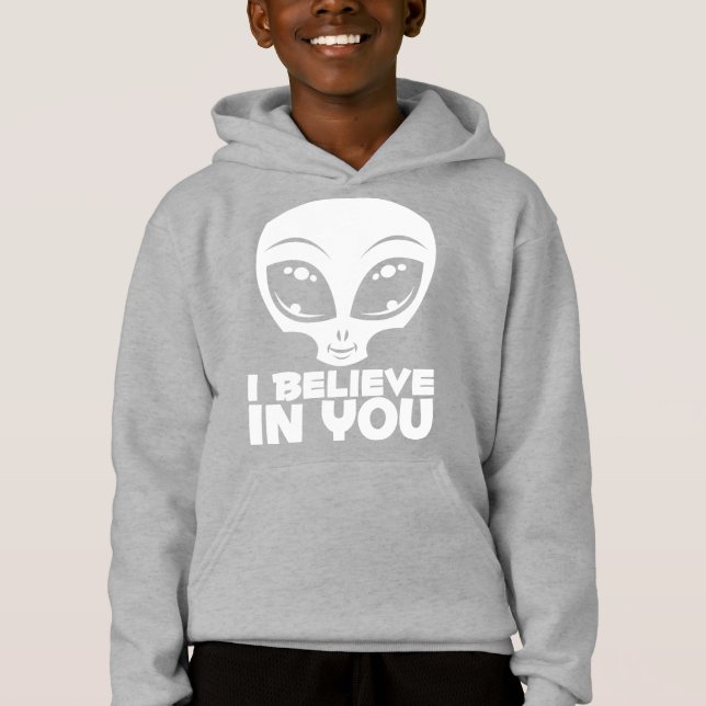 I Believe In You Alien In White (Front)