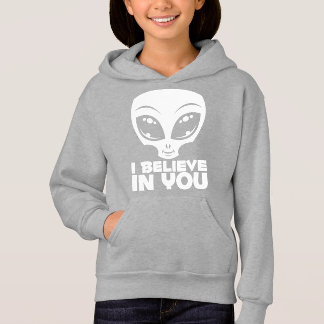 I Believe In You Alien In White (Front)