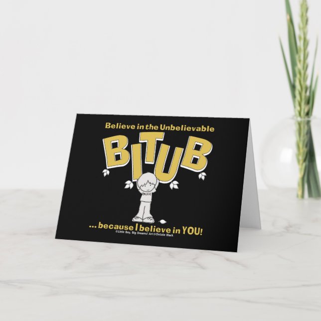 I believe in YOU! Card (Front)