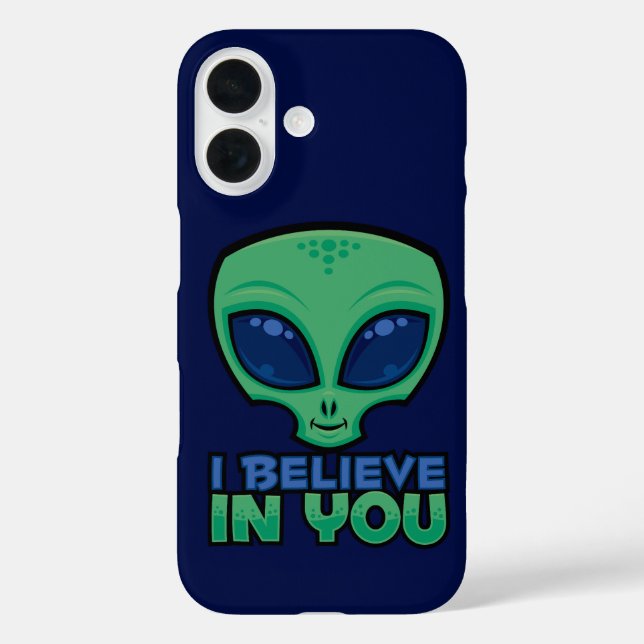 I Believe In You Friendly Cartoon Alien Case-Mate iPhone Case (Back)