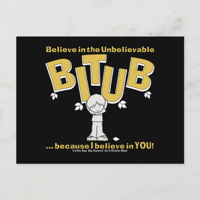 I believe in YOU! Postcard (Front)