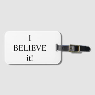 I Believe it Thunder_Cove  Luggage Tag