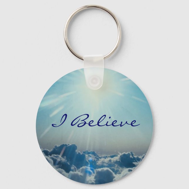 I Believe Keychain (Front)