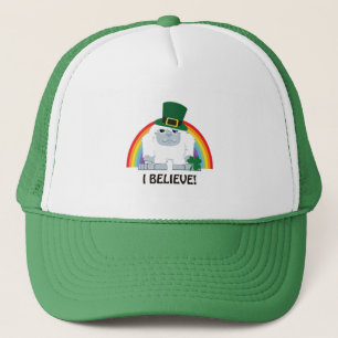 I Believe! Leprechaun Yeti Trucker Hat