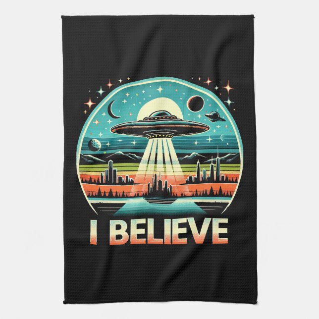 I believe - UFO Kitchen Towel (Vertical)