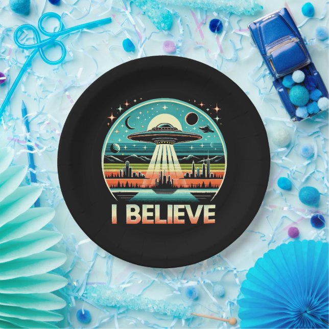 I believe - UFO Paper Plate (Party)