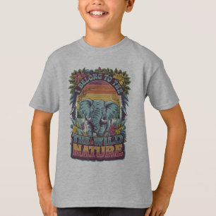 I Belong To The Wild Nature Elephant Lovers T-Shirt