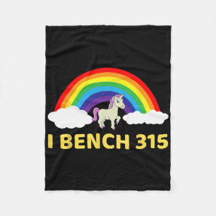 I Bench 315 Bench Press 315 Lb Club Bodybuilding S Fleece Blanket
