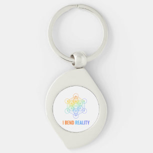 I Bend Reality – Sacred Geometry Energy Design Keychain