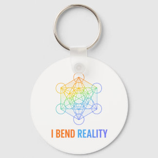 I Bend Reality – Sacred Geometry Energy Design Keychain