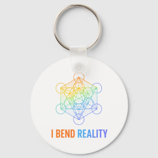 I Bend Reality – Sacred Geometry Energy Design Keychain