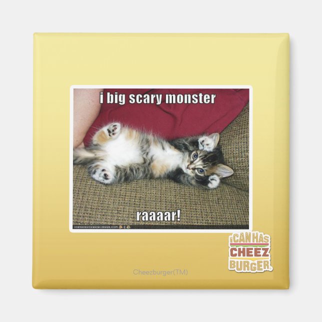 I big scary monster magnet (Front)