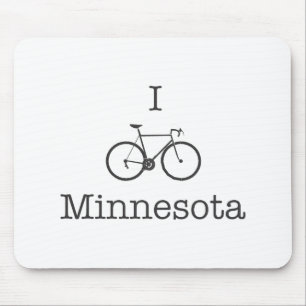 I Bike Minnesota Mouse Pad