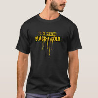 I Bleed Black n Gold by Black and Gold Burgh Merch
