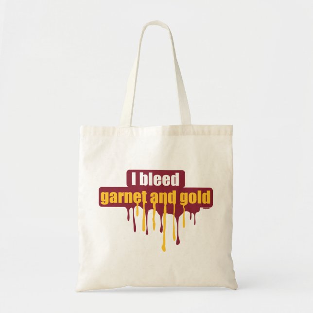 I bleed garnet and gold... tote bag (Front)