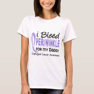 I Bleed Periwinkle For My Daddy Esophageal Cancer T-Shirt