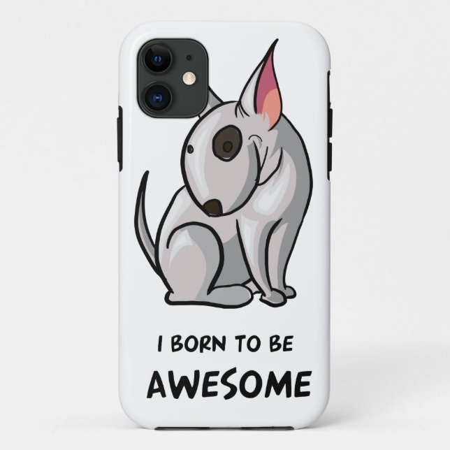 I born to be Awesome Case-Mate iPhone Case (Back)