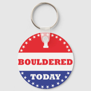 I Bouldered Today Keychain