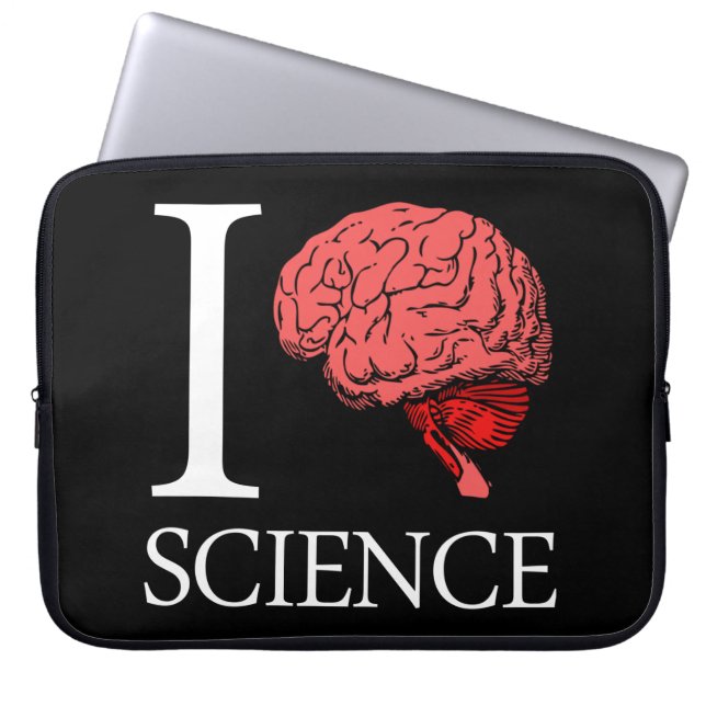 I Brain Science (I Know Science) (I Love Science) Laptop Sleeve (Front)
