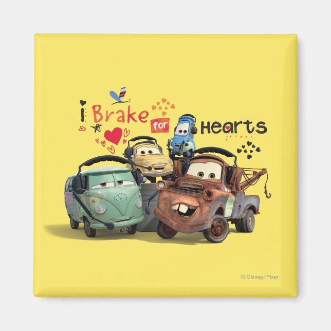 I Brake for Hearts Magnet (Front)