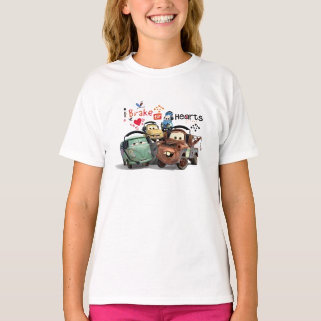 I Brake for Hearts T-Shirt (Front)