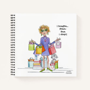 I breath therefore I shop for Notebook