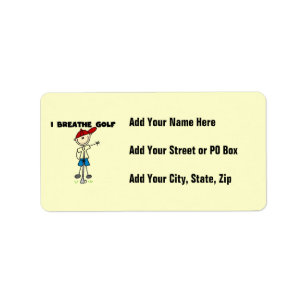 I Breathe Golf Label