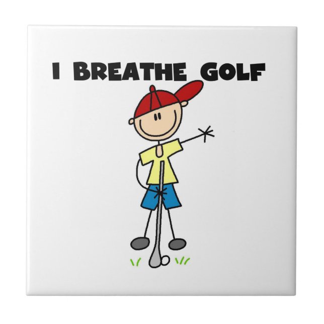 I Breathe Golf Tile (Front)