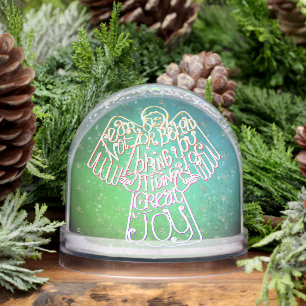 "I bring you tidings of great joy"Snow Globe Snowglobe