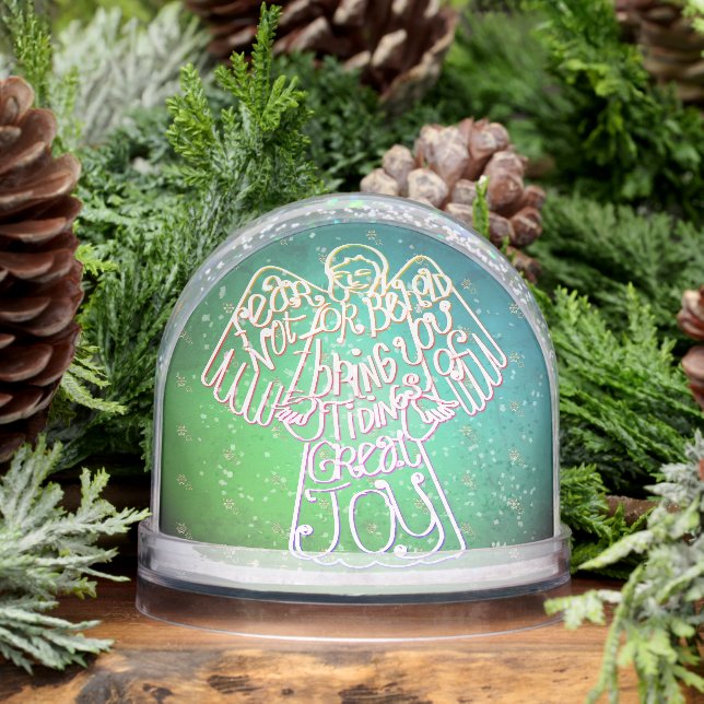 "I bring you tidings of great joy"Snow Globe Snowglobe (Winter)