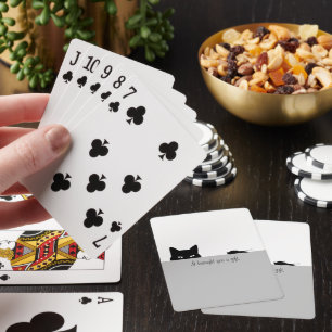 I Brought You a Gift Bird Playing Cards