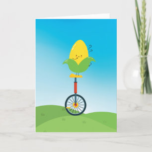 I Brought You A Uni-Corn Birthday Card