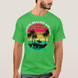 I Browse Beaches and Surf Wildwood Surfing New Jer T-Shirt