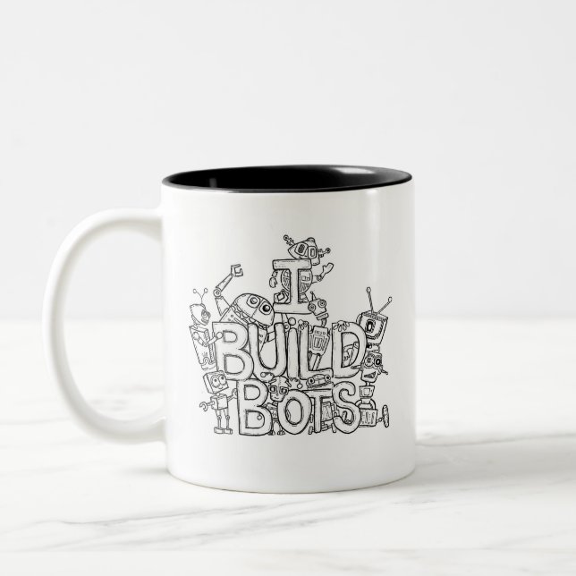 I Build Bots Chatbot Coffee Mug part II (Left)