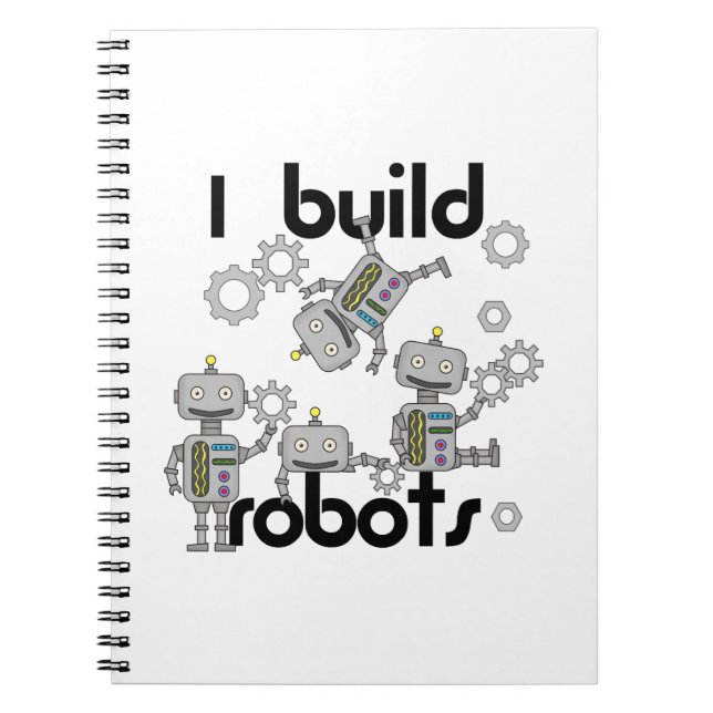I Build Robots Notebook (Front)