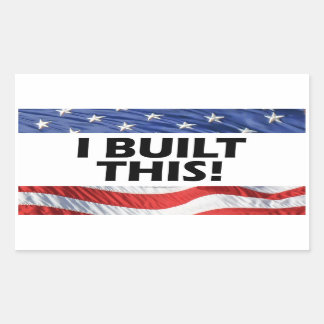 I Built This! Sticker