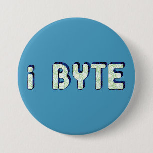I Byte 3 Inch Round Button